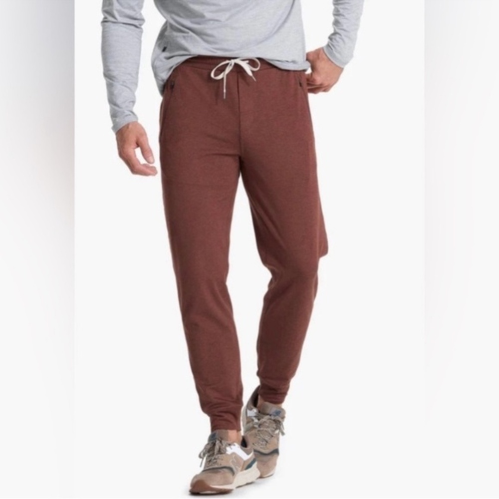 Vuori Ponto Performance Jogger Terracotta Heather